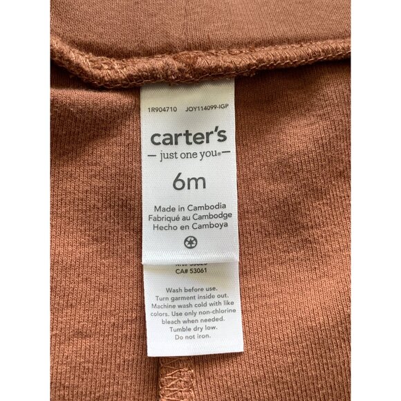 Carters Baby Girls "Full Of Thanks" Bodysuit & Tulle Skirt Leggings Set 6M - Picture 6 of 10